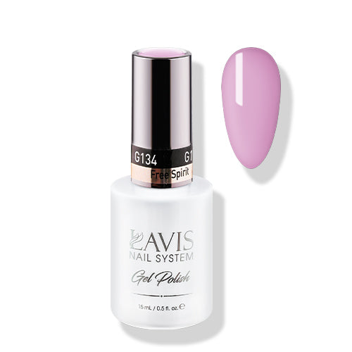 Lavis Gel Polish 134 - Violet Colors - Free Spirit by LAVIS NAILS sold by DTK Nail Supply