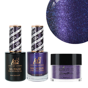  LDS 3 in 1 - 134 Secretly - Dip, Gel & Lacquer Matching by LDS sold by DTK Nail Supply