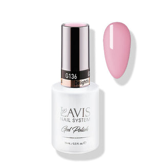 Lavis Gel Polish 136 - Pink Colors - Delightful by LAVIS NAILS sold by DTK Nail Supply