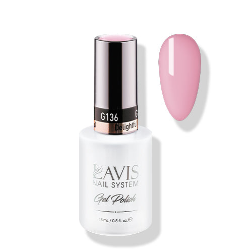 Lavis Gel Polish 136 - Pink Colors - Delightful by LAVIS NAILS sold by DTK Nail Supply