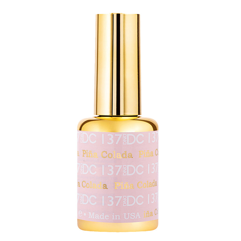  DND DC Gel Polish - 137 Pink, Neutral, Beige Colors - Pina Colada by DND DC sold by DTK Nail Supply