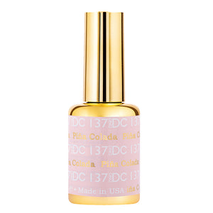  DND DC Gel Polish - 137 Pink, Neutral, Beige Colors - Pina Colada by DND DC sold by DTK Nail Supply