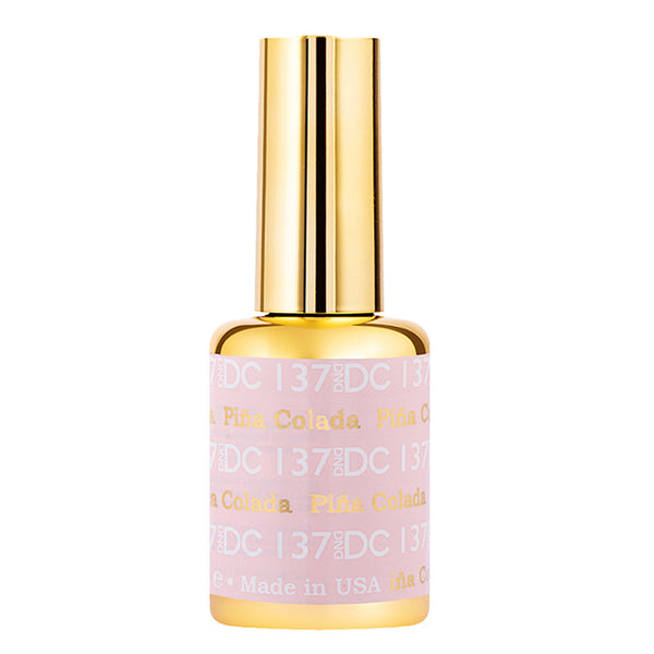  DND DC Gel Polish - 137 Pink, Neutral, Beige Colors - Pina Colada by DND DC sold by DTK Nail Supply