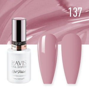 Lavis Gel Polish 137 - Vintage Rose Colors - Hopeful by LAVIS NAILS sold by DTK Nail Supply