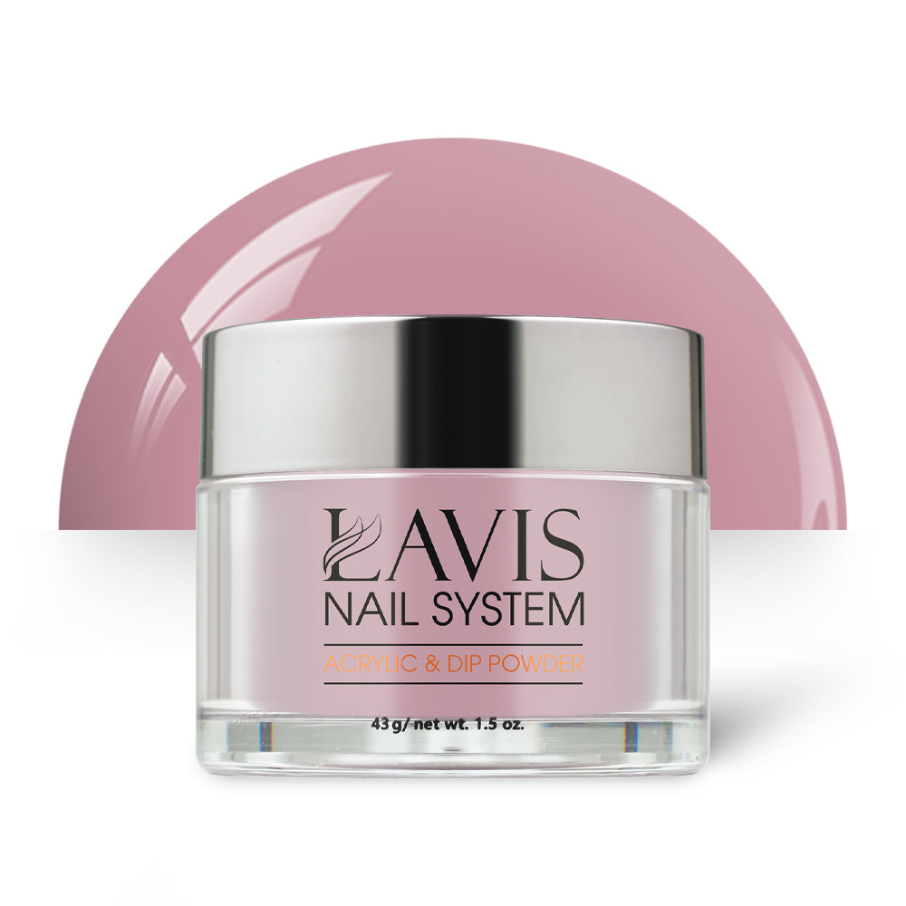 Lavis Acrylic Powder - 137 Hopeful - Vintage Rose Colors by LAVIS NAILS sold by DTK Nail Supply