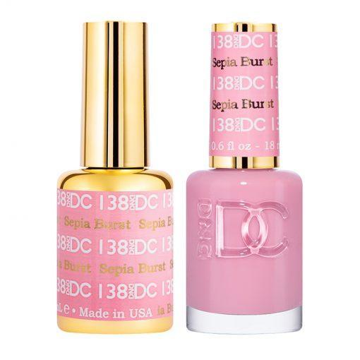  DND DC Gel Nail Polish Duo - 138 Sepia Burnt by DND DC sold by DTK Nail Supply