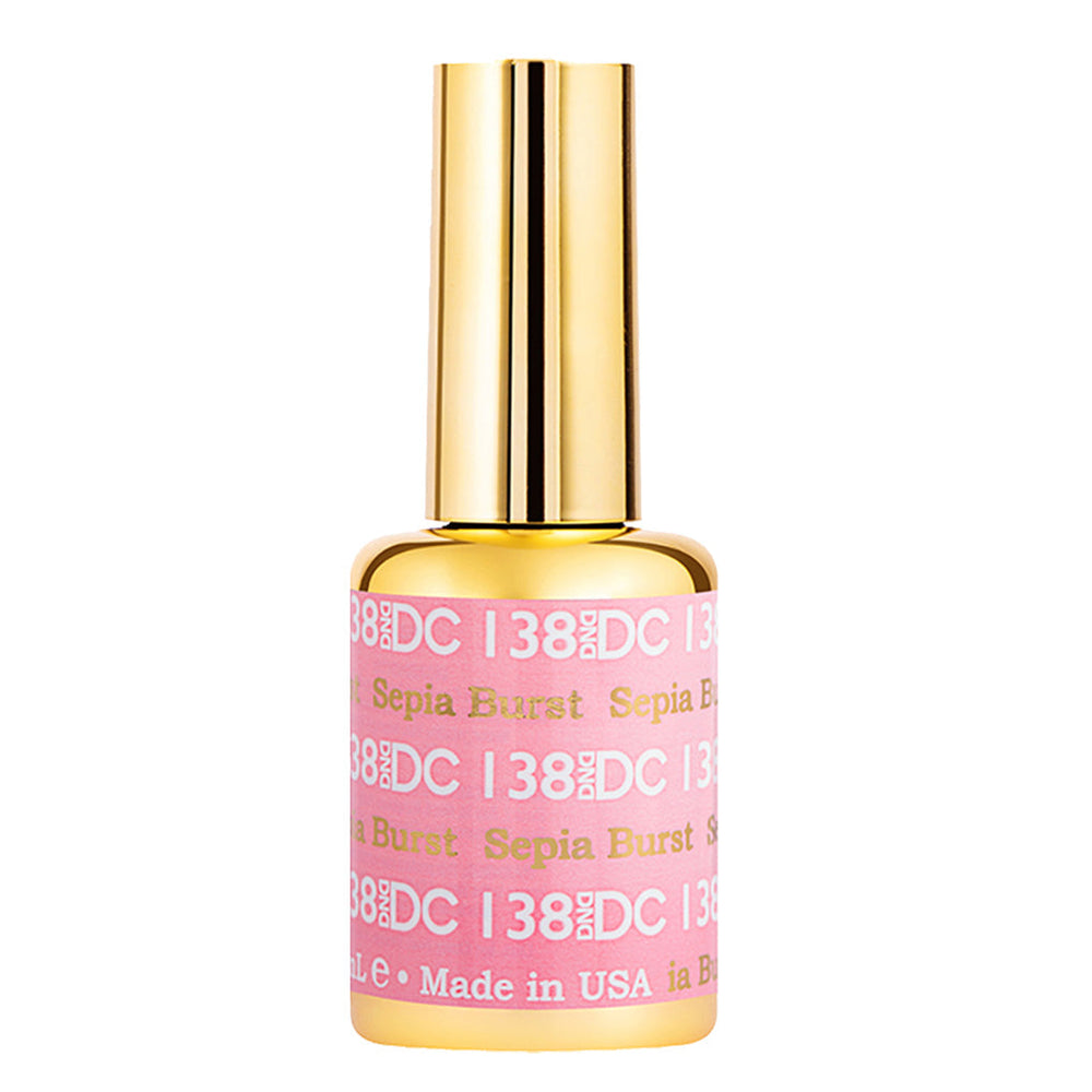 DND DC Gel Polish - 138 Pink Colors - Sepia Burnt by DND DC sold by DTK Nail Supply