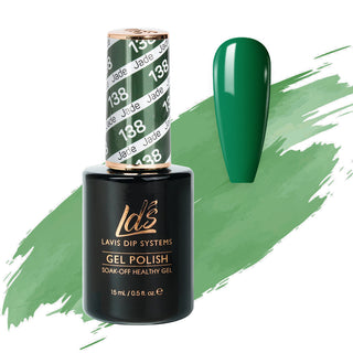  LDS Gel Polish 138 - Green Colors - Jade by LDS sold by DTK Nail Supply