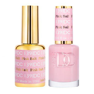  DND DC Gel Nail Polish Duo - 139 Pink Colors - Pink Salt by DND DC sold by DTK Nail Supply