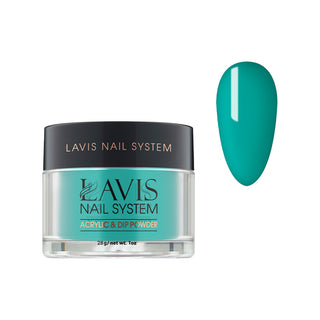  Lavis Acrylic Powder - 139 Aloha - Teal Colors by LAVIS NAILS sold by DTK Nail Supply
