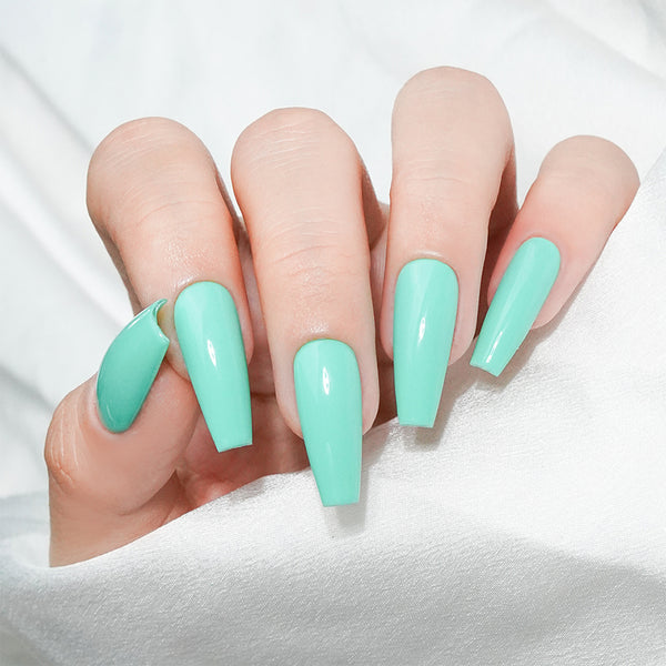 Lavis Gel Nail Polish Duo - 140 Teal Colors - Retro Mint by LAVIS NAILS sold by DTK Nail Supply