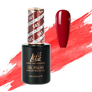 LDS Gel Polish 141 - Red Colors - Soul On Fleek