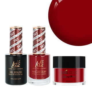  LDS 3 in 1 - 141 Soul On Fleek - Dip, Gel & Lacquer Matching by LDS sold by DTK Nail Supply