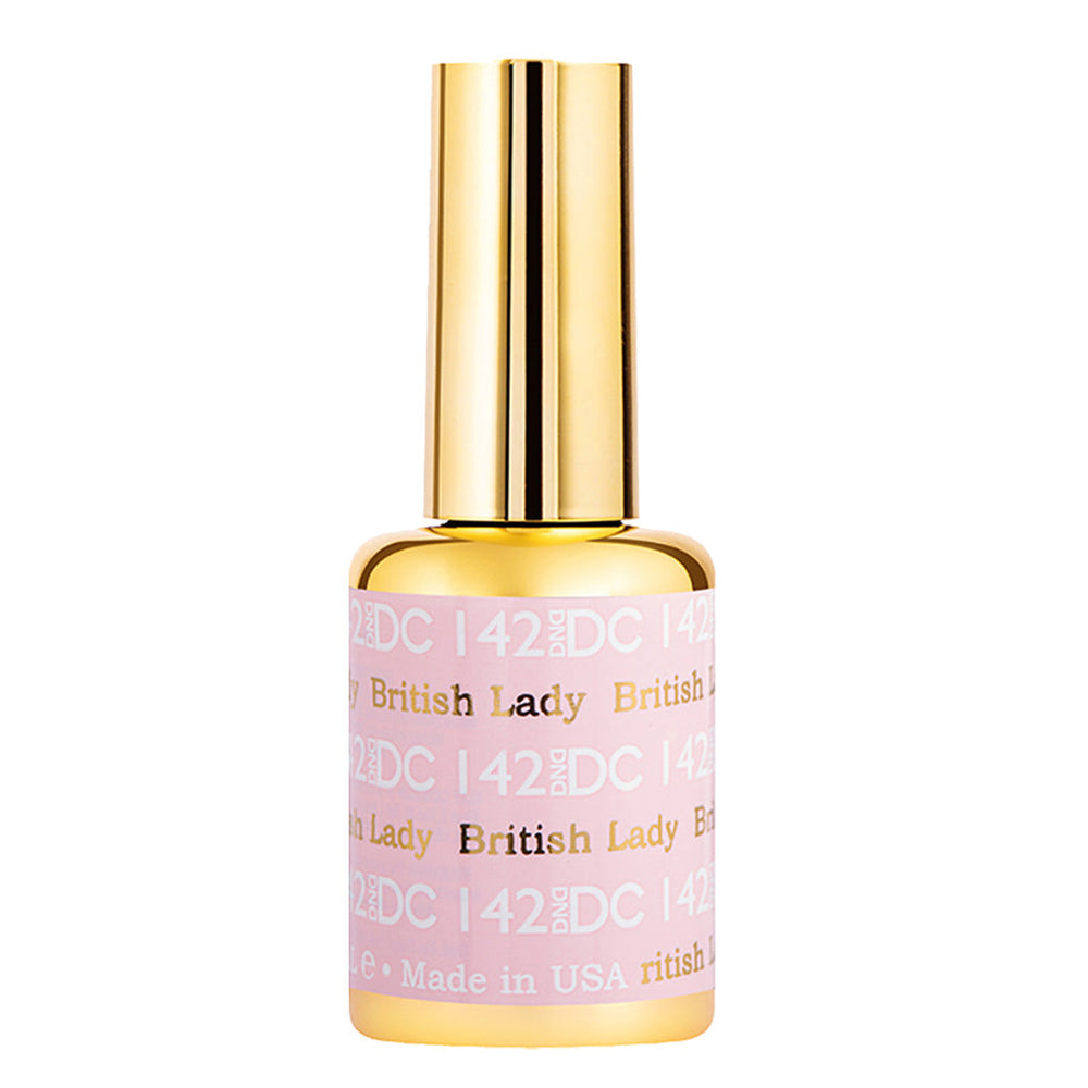 DND DC Gel Polish - 142 Pink Colors - British Lady by DND DC sold by DTK Nail Supply