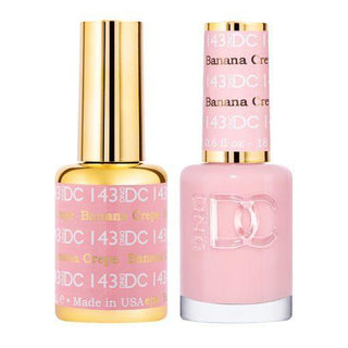  DND DC Gel Nail Polish Duo - 143 Coral Colors - Banana Crepe by DND DC sold by DTK Nail Supply