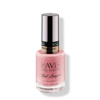  LAVIS Nail Lacquer - 143 Mellow Coral - 0.5oz by LAVIS NAILS sold by DTK Nail Supply