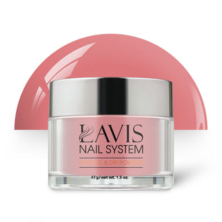  Lavis Acrylic Powder - 143 Mellow Coral - Coral Colors by LAVIS NAILS sold by DTK Nail Supply