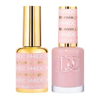  DND DC Gel Nail Polish Duo - 144 Coral Colors - Morning Eggnog by DND DC sold by DTK Nail Supply