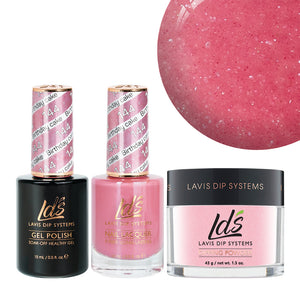  LDS 3 in 1 - 144 Birthday Cake - Dip, Gel & Lacquer Matching by LDS sold by DTK Nail Supply