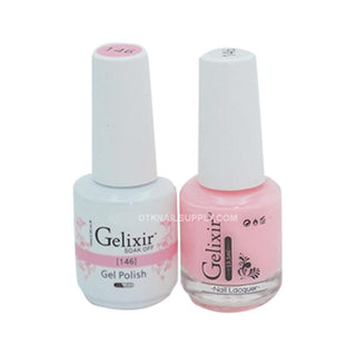  Gelixir Gel Nail Polish Duo - 146 Pink Colors by Gelixir sold by DTK Nail Supply