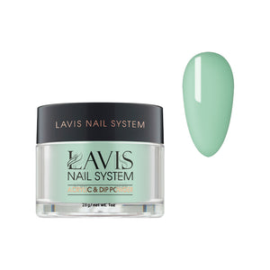Lavis Acrylic Powder - 147 Breezeway - Green Colors by LAVIS NAILS sold by DTK Nail Supply