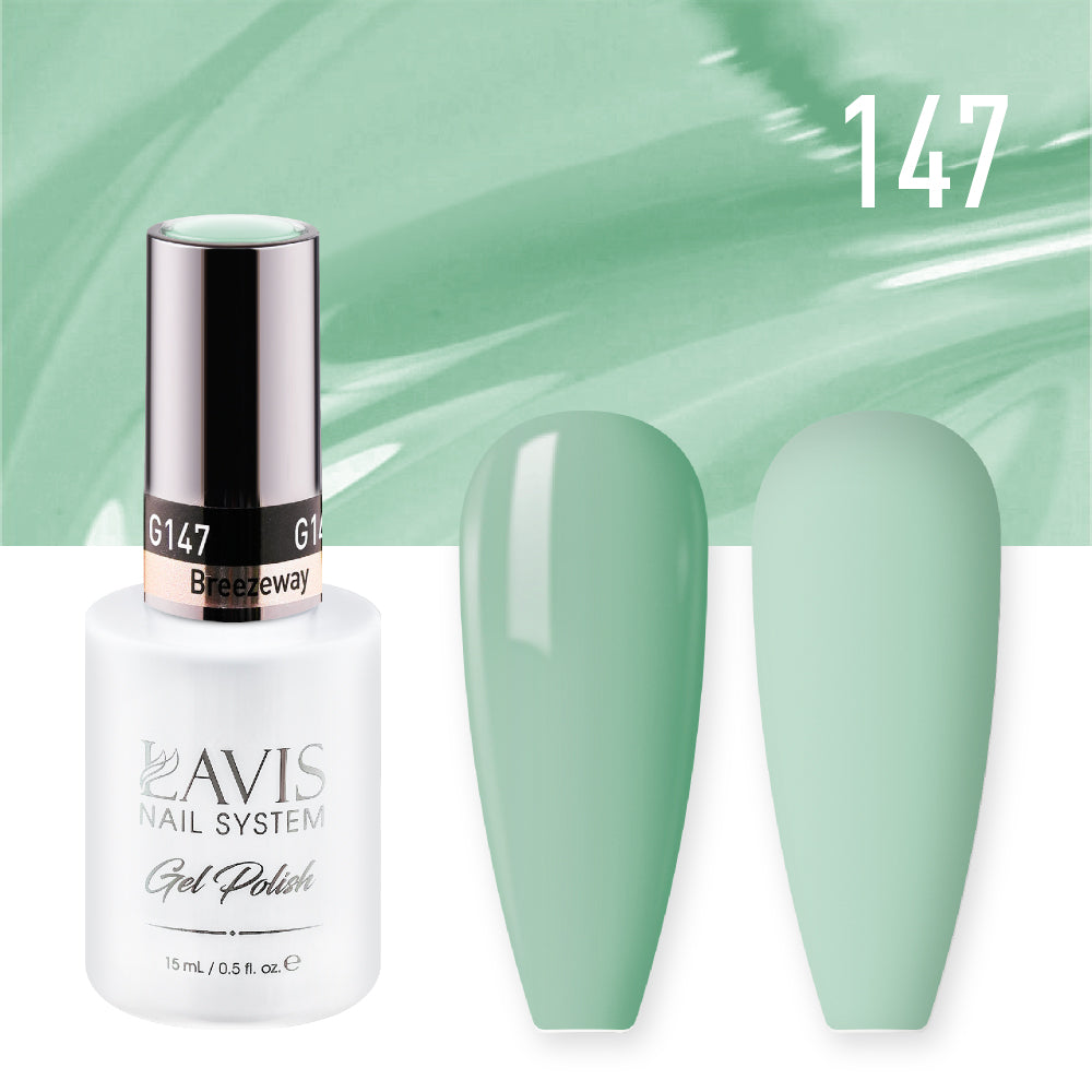 Lavis Gel Polish 147 - Green Colors - Breezeway by LAVIS NAILS sold by DTK Nail Supply