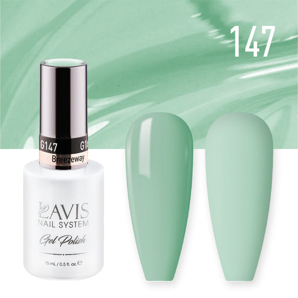 Lavis Gel Polish 147 - Green Colors - Breezeway by LAVIS NAILS sold by DTK Nail Supply