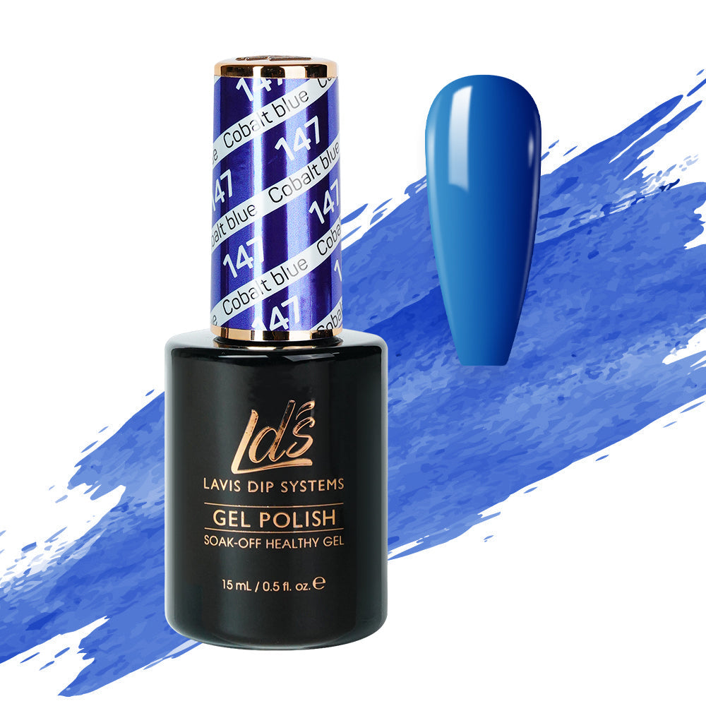LDS Gel Polish 147 - Blue Colors - Cobalt Blue