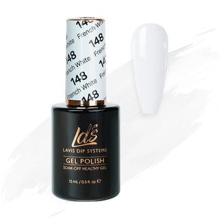  LDS Gel Polish 148 - Glitter Colors - French White by LDS sold by DTK Nail Supply