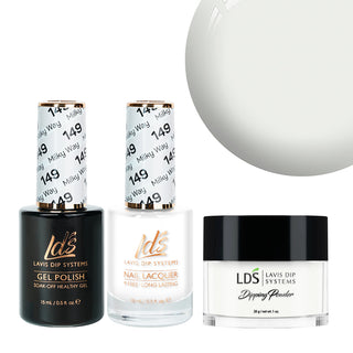  LDS 3 in 1 - 149 Milky way - Dip, Gel & Lacquer Matching by LDS sold by DTK Nail Supply