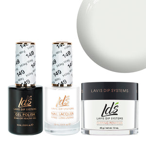  LDS 3 in 1 - 149 Milky way - Dip, Gel & Lacquer Matching by LDS sold by DTK Nail Supply