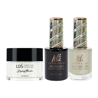  LDS 3 in 1 - 150 Simpler is sweeter  - Dip (1oz), Gel & Lacquer Matching by LDS sold by DTK Nail Supply