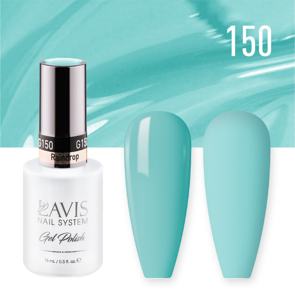 Lavis Gel Polish 150 - Teal Colors - Raindrop by LAVIS NAILS sold by DTK Nail Supply