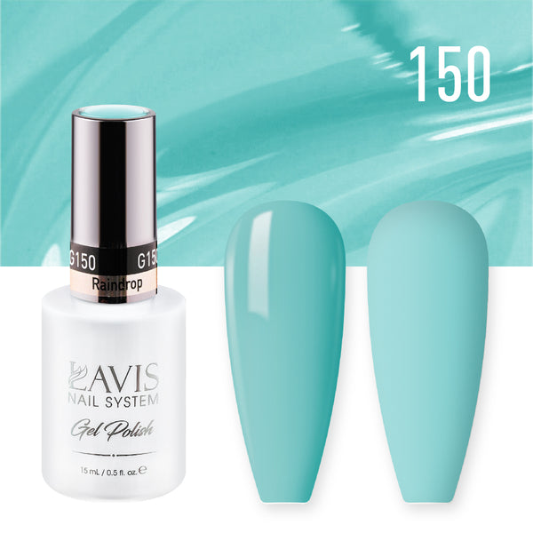 LAVIS Nail Lacquer - 150 Raindrop - 0.5oz by LAVIS NAILS sold by DTK Nail Supply