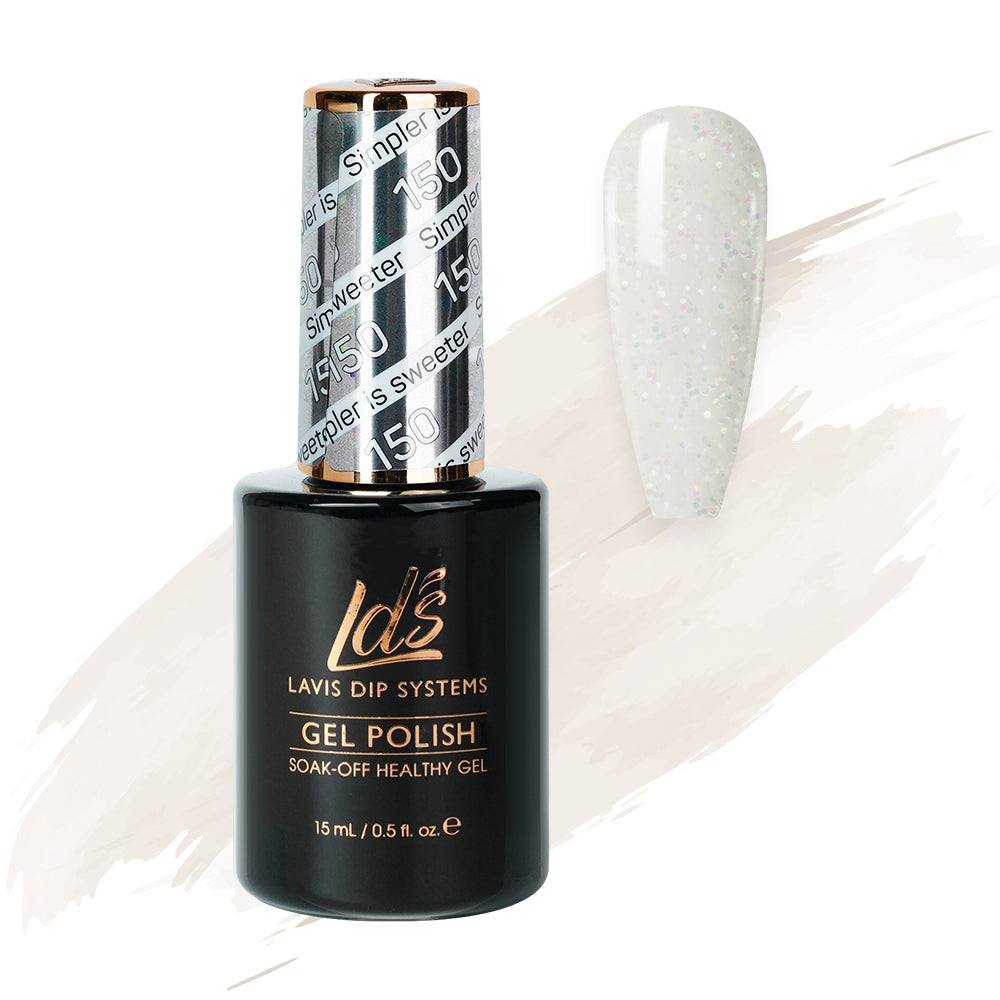 LDS Gel Polish 150 - Glitter Colors - Simpler is sweeter