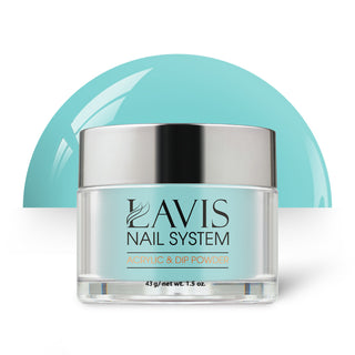  Lavis Acrylic Powder - 150 Raindrop - Teal Colors by LAVIS NAILS sold by DTK Nail Supply
