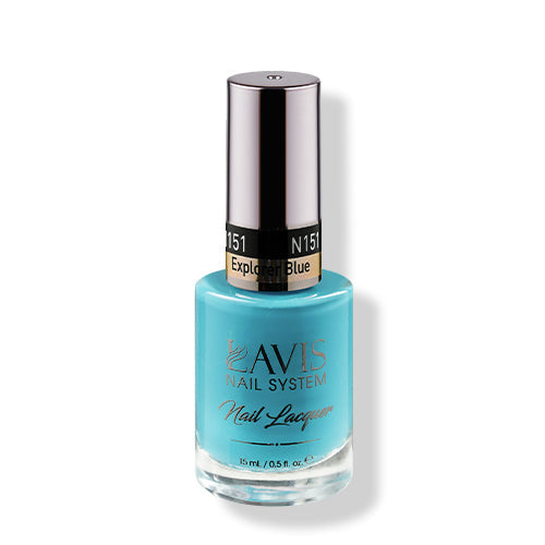 LAVIS Nail Lacquer - 151 Explorer Blue - 0.5oz by LAVIS NAILS sold by DTK Nail Supply