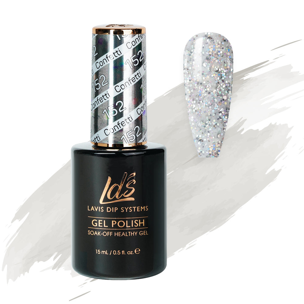  LDS Hema Free Gel Polish 152 - Confetti by LDS HEMA FREE GEL POLISH sold by DTK Nail Supply