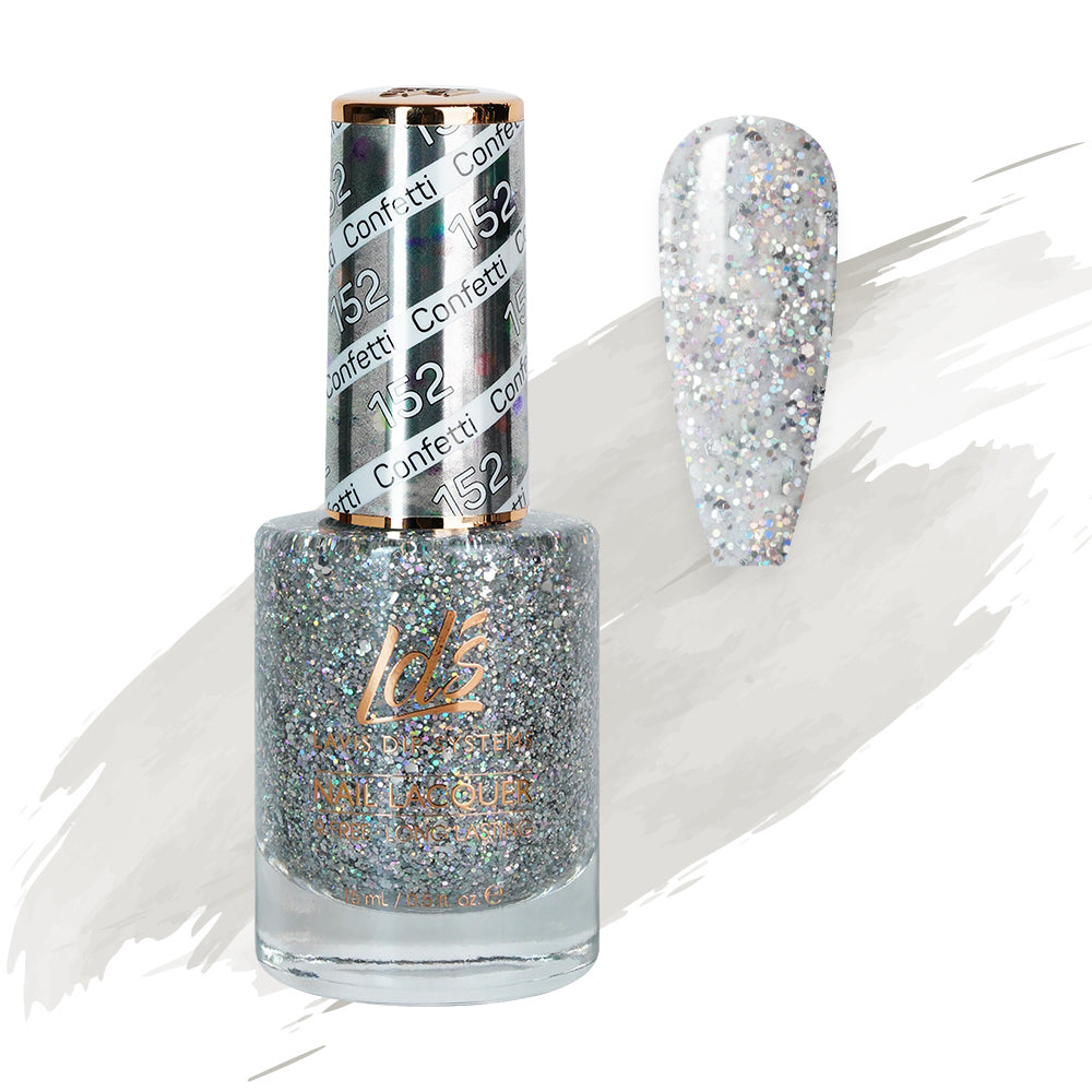  LDS Nail Lacquer - 152 Confetti by LDS sold by DTK Nail Supply
