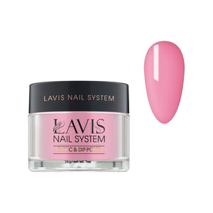 Lavis Acrylic Powder - 154 Partytime - Rose Colors by LAVIS NAILS sold by DTK Nail Supply