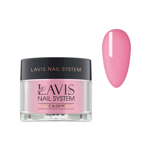 Lavis Acrylic Powder - 154 Partytime - Rose Colors by LAVIS NAILS sold by DTK Nail Supply