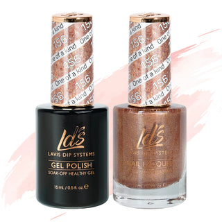  LDS Gel Nail Polish Duo - 156 Glitter Colors - One Of A Kind by LDS sold by DTK Nail Supply