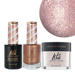  LDS 3 in 1 - 156 One Of A Kind - Dip, Gel & Lacquer Matching by LDS sold by DTK Nail Supply