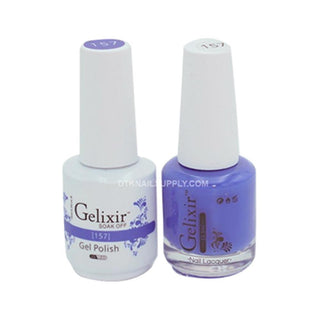  Gelixir Gel Nail Polish Duo - 157 Purple Colors by Gelixir sold by DTK Nail Supply