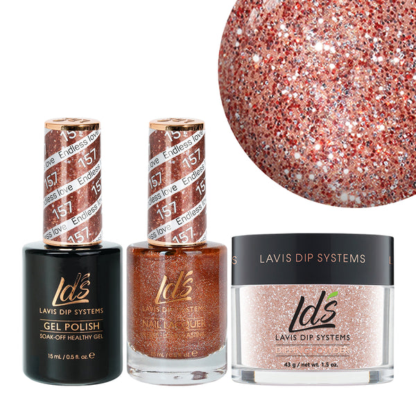  LDS 3 in 1 - 157 Endless Love - Dip, Gel & Lacquer Matching by LDS sold by DTK Nail Supply