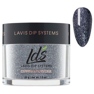  LDS Black, Glitter Dipping Powder Nail Colors - 158 Starry, Starry Night by LDS sold by DTK Nail Supply