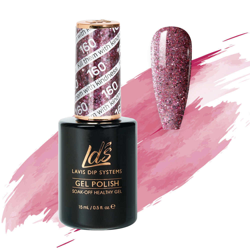  LDS Hema Free Gel Polish 160 - Kill Them With Kindness by LDS HEMA FREE GEL POLISH sold by DTK Nail Supply