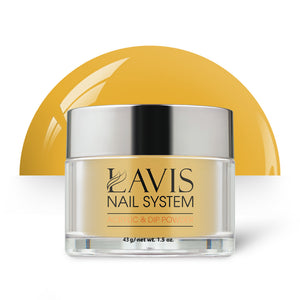 Lavis Acrylic Powder - 160 Yellow Coneflower - Yellow Colors by LAVIS NAILS sold by DTK Nail Supply