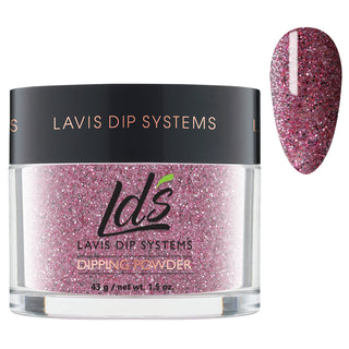  LDS Glitter Pink Dipping Powder Nail Colors - 160 Kill Them With Kindness by LDS sold by DTK Nail Supply