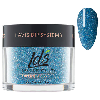  LDS Dipping Powder Nail - 161 Life Is Lit - Blue, Glitter Colors by LDS sold by DTK Nail Supply